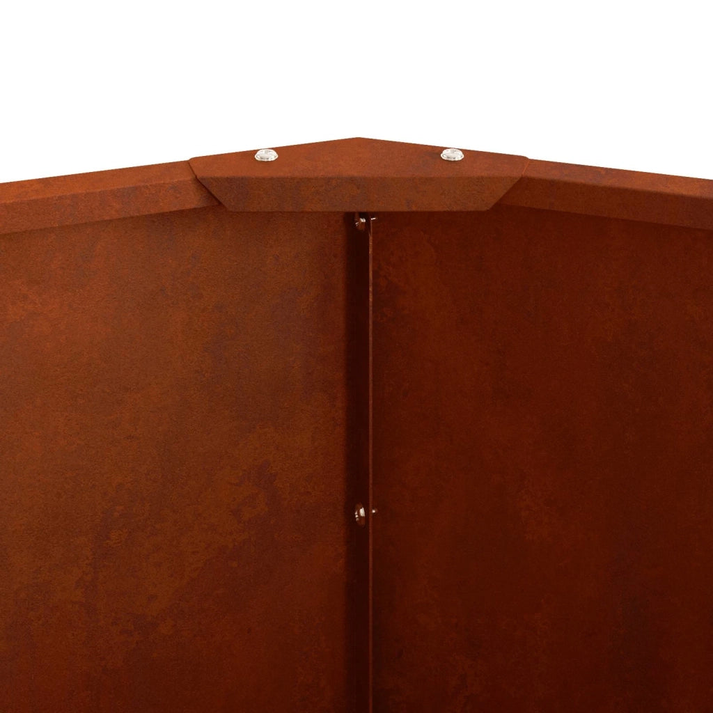 Fioriera Ruggine 120 x 120 x 50 cm 883751