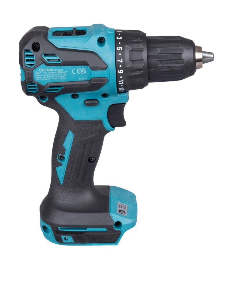Trapano Avvitatore MAKITA DDF490RTJ1 (1 x 5,0 Ah + DC18RC + MAKPAC 2)