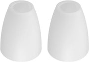 Capote di Lampada Premium - Viti di Sostituzione per Lampade a Stelo - Bianco - Set da 2 - Capote di Lampada 42 mm - Accessori di Design Moderno