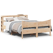 Giroletto con Testiera 140x190 cm in Legno Massello di Pino