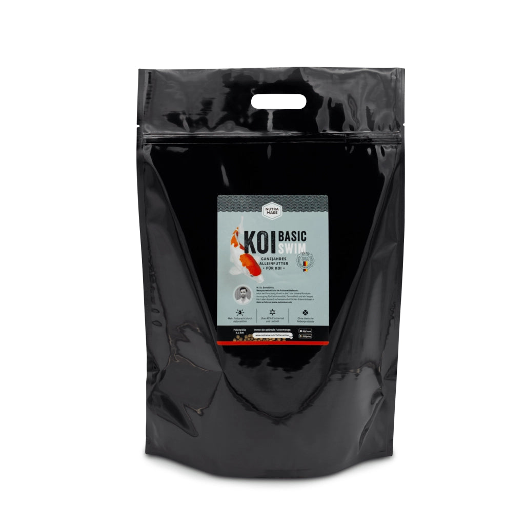 Nutramare Koi Basic Swim Ø4,5mm 4,5kg - mangime base in pellet galleggianti per carpe