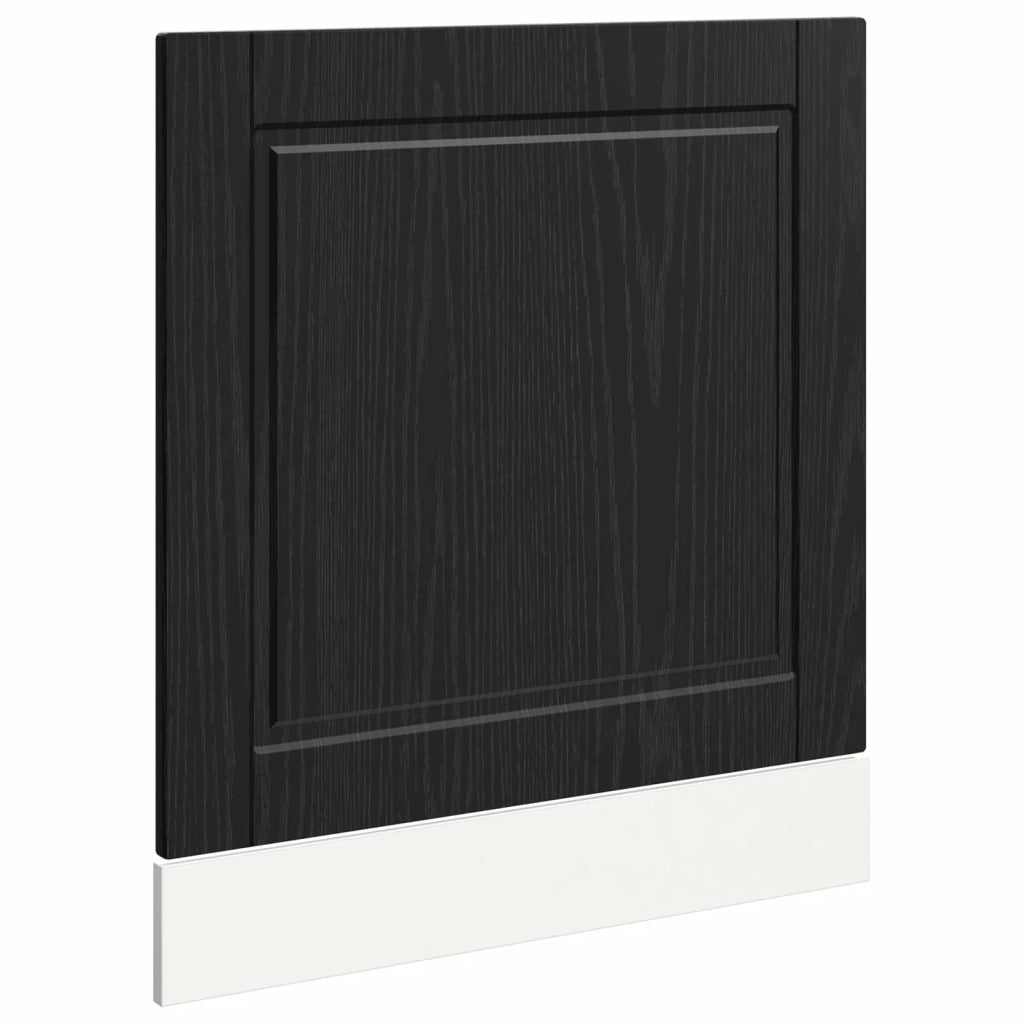 Pannello lavastoviglie PORTO Rovere Nero 60 x 1,5 x 57 cm