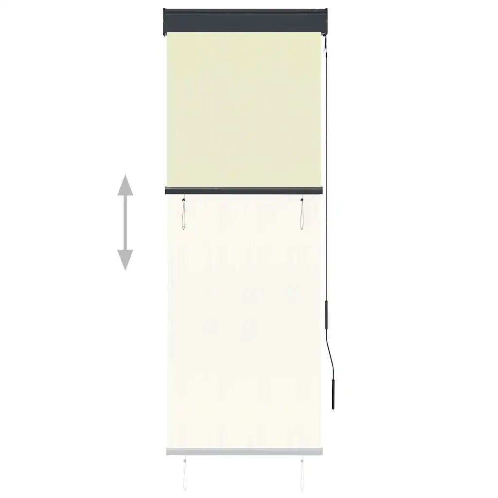 Tenda a rullo | Tenda avvolgibile per Esterni 60x250 cm Crema