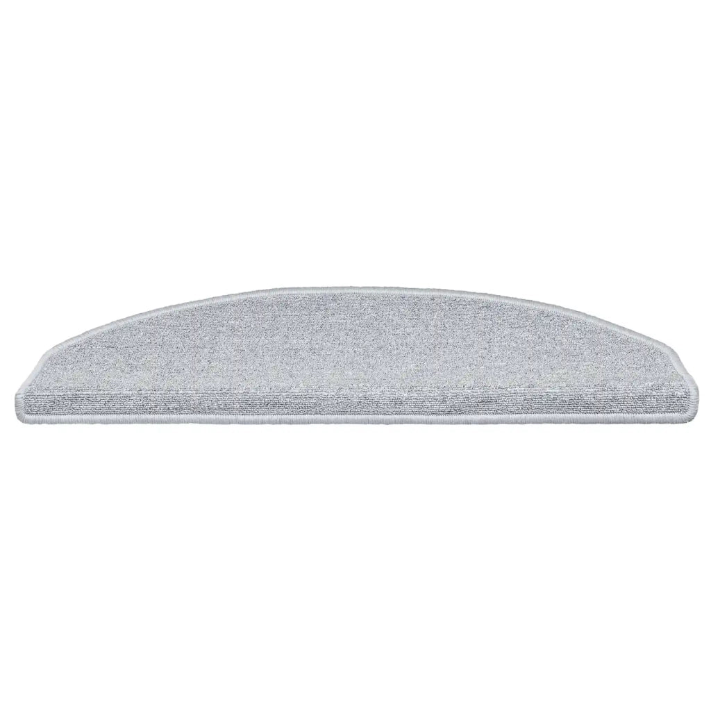 Tappetini per scale autoadesivi 15 pz | Gradini per Scale Grigio Chiaro