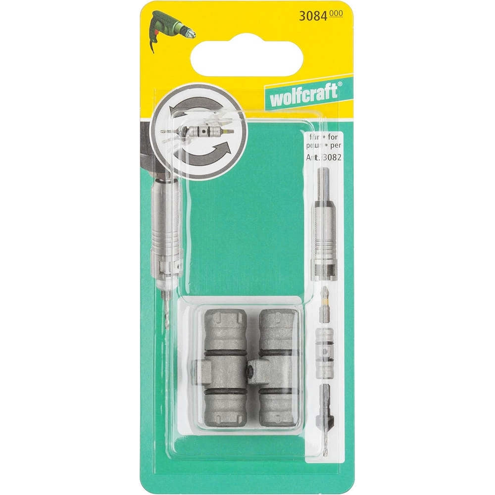 Kit Wolfcraft FlipBit Porta Attrezzi Doppio a Cambio Rapido