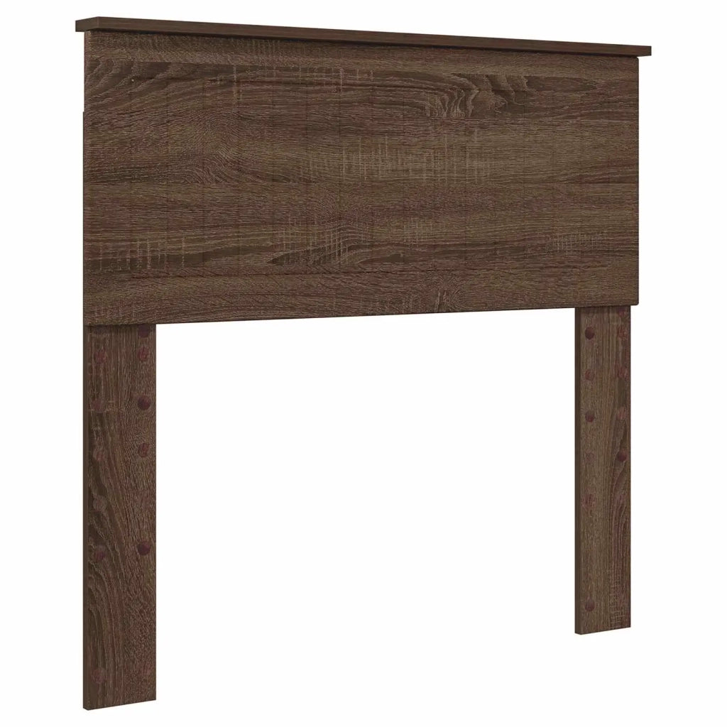 Struttura del letto-Giroletto Rovere Marrone 90 x 190 cm Pino massello 639186