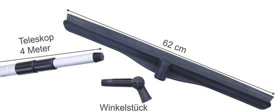 Set di estensione telescopica 400 cm con angolo per infissi e tetti