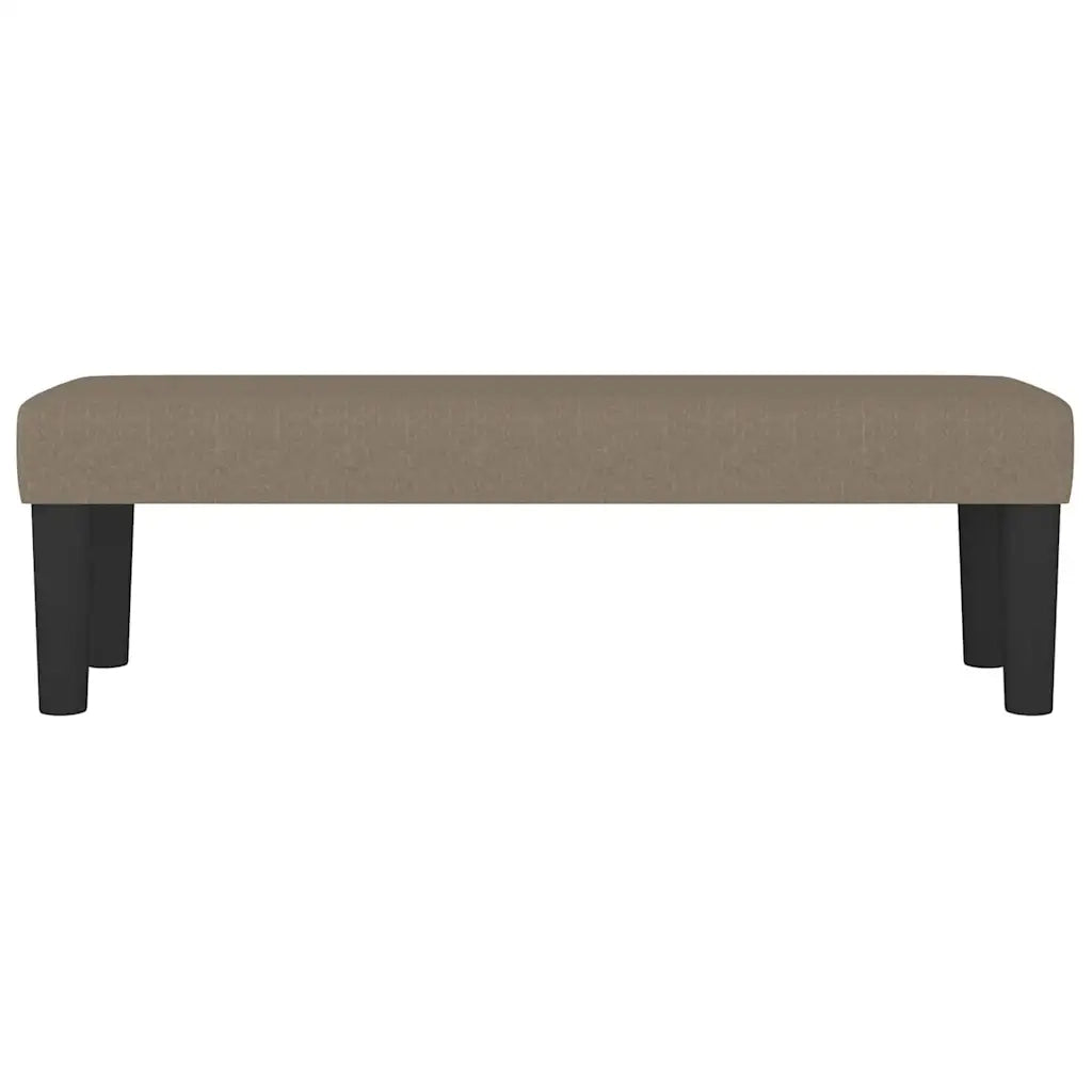 Panca-Sgabello Tortora 100x30x30 cm in Tessuto 311454