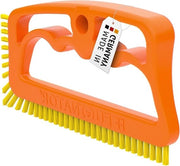 Borsetto per pulizia di spazi angusti tra piastrelle e pareti - Pulizia di piastrelle e pavimenti - Borsetto utile per spazi tra piastrelle e pareti - Borsetto per pulizia di spazi angusti tra piastrelle e pareti con manico di acciaio