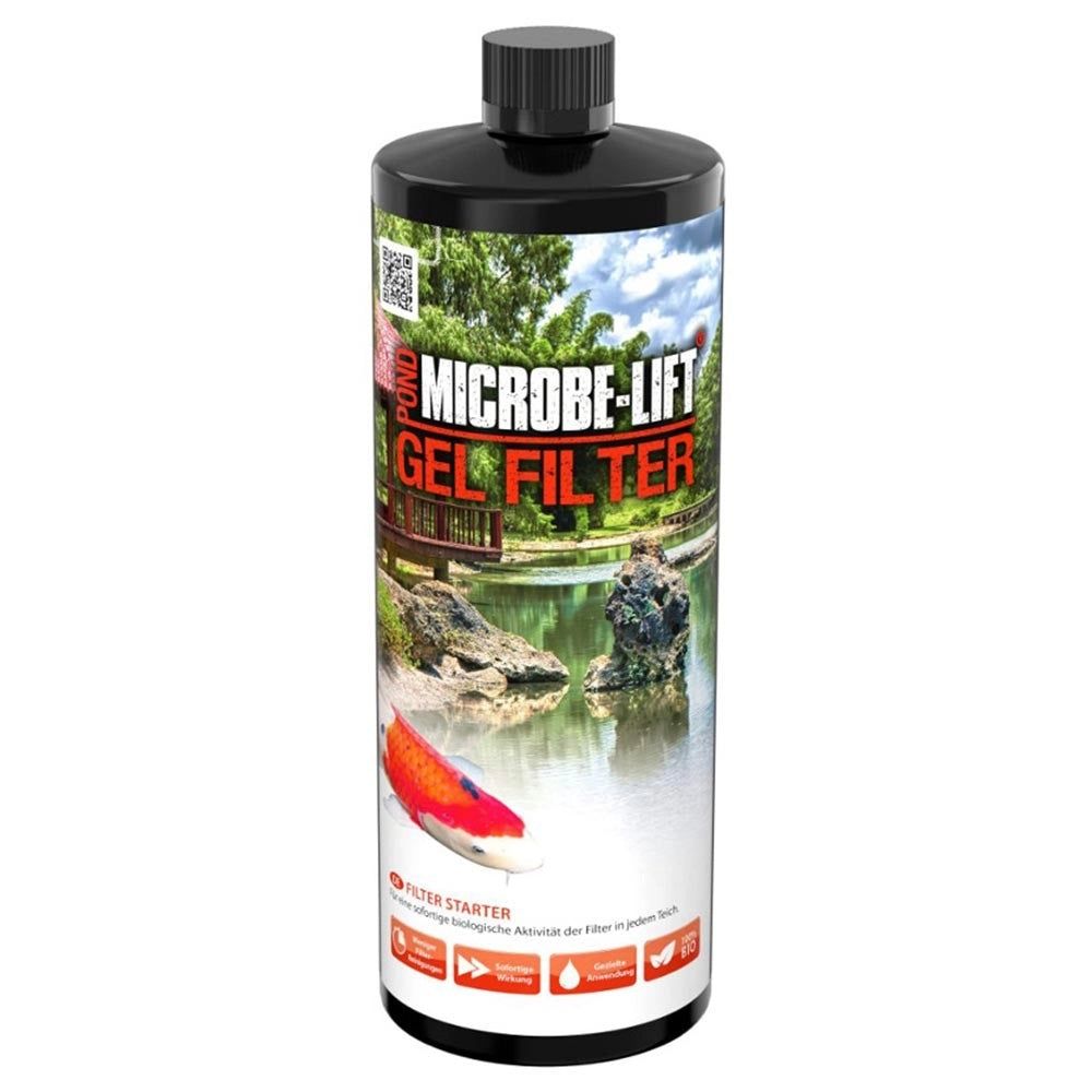 Microbe-Lift Pond Gel Filter Pad Bacterial Inoculant - attivatore batterico per laghetti Formato: 946 ml