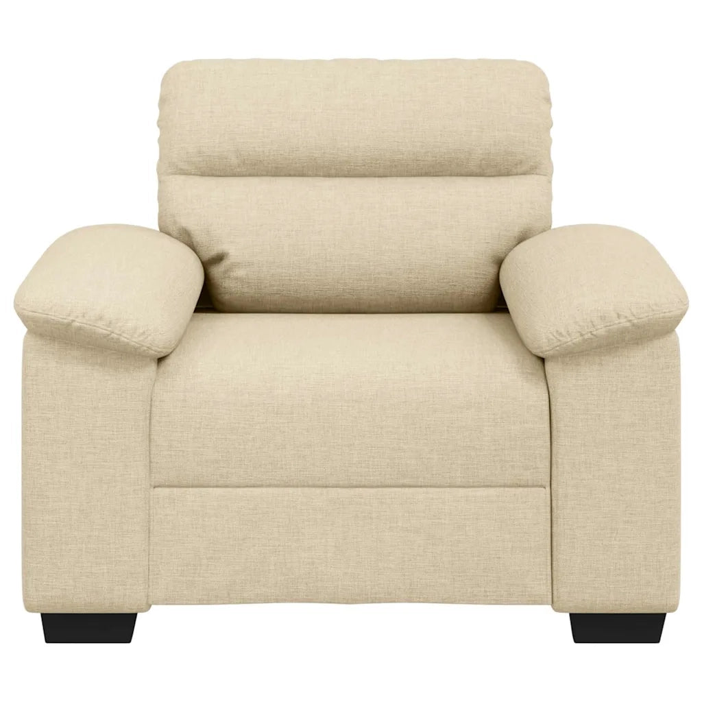 Poltrona Crema 100x81x84 cm in Tessuto 4105294