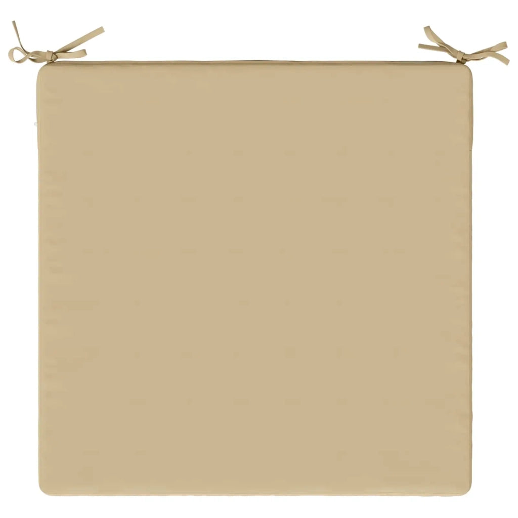 Cuscini per Sedia in 4 Pezzi SOEST 4 pz 100% Poliestere Beige 944960