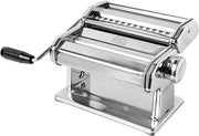 Impastatrice Manuale per Foglie di Pasta in Acciaio Cromato Argento con Codice 180 Classic