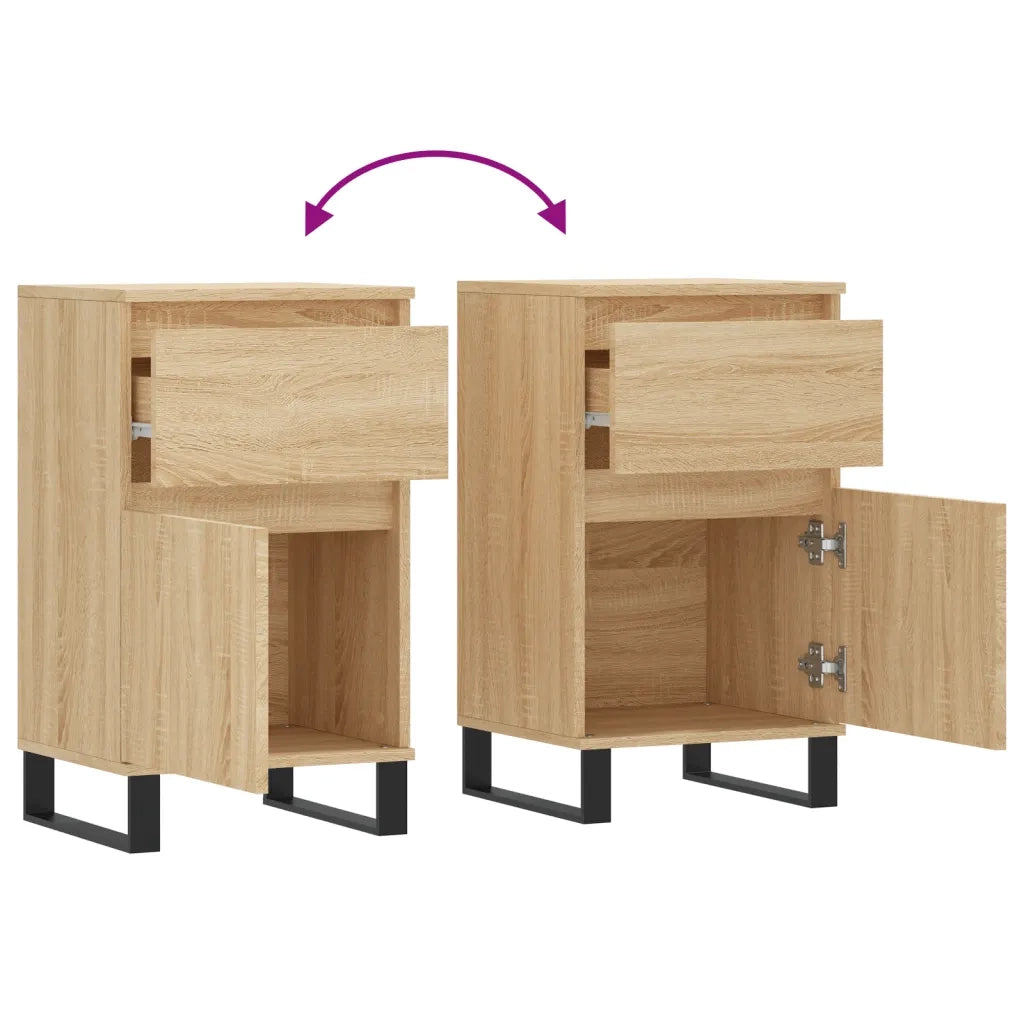 Credenza-Buffet-Armadio da cucina Rovere Sonoma 40x35x70 cm in Legno Multistrato 795044