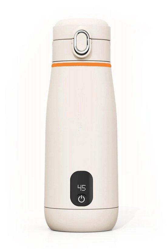 Fiale termica - Caffettiera elettrica portatile - 350 ml - Caffettiera USB da viaggio - Con isolamento e regolazione di temperatura - Adatta per campeggio, escursioni, ufficio e uso domestico.