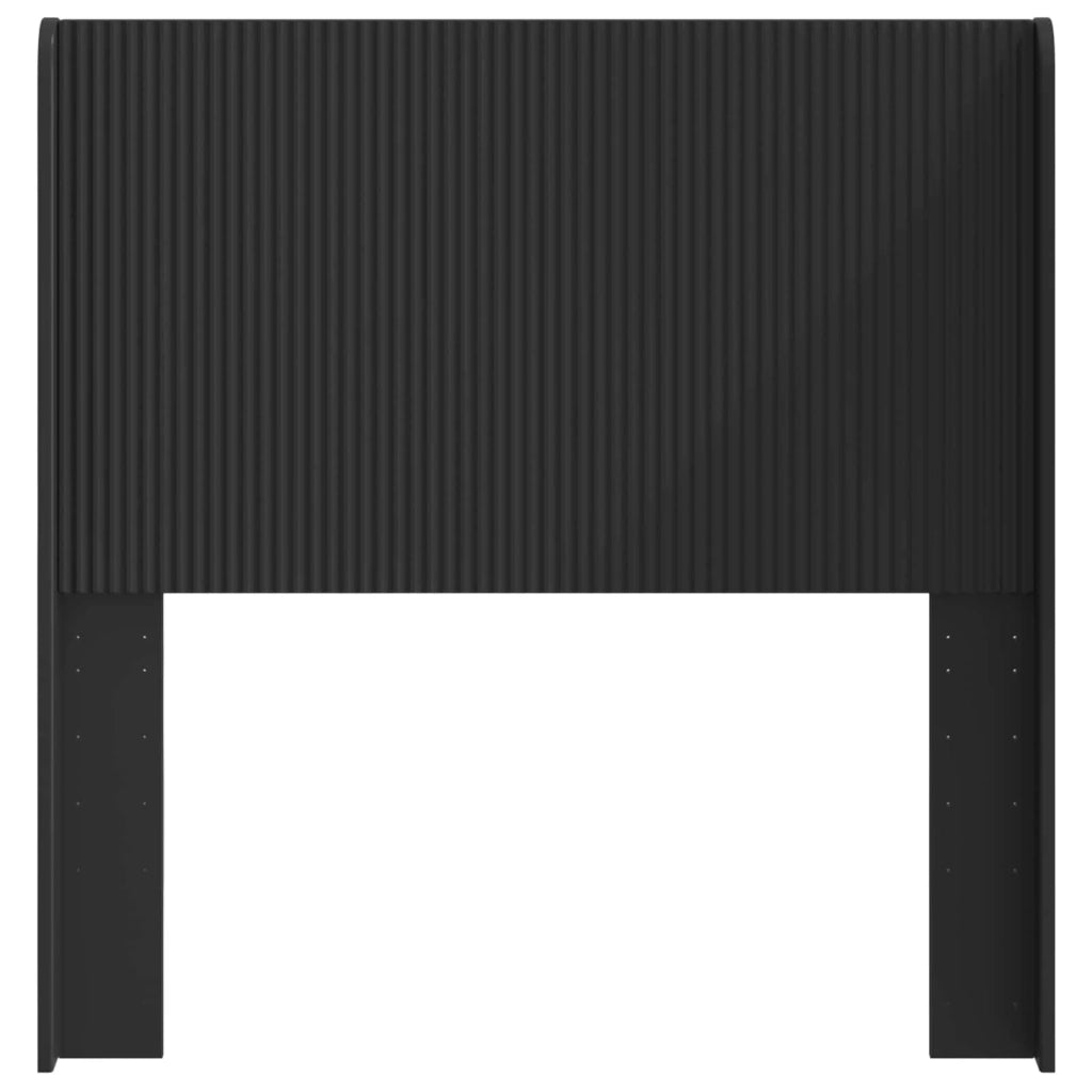 Testiera Letto Nero Legno ingegnerizzato 889626