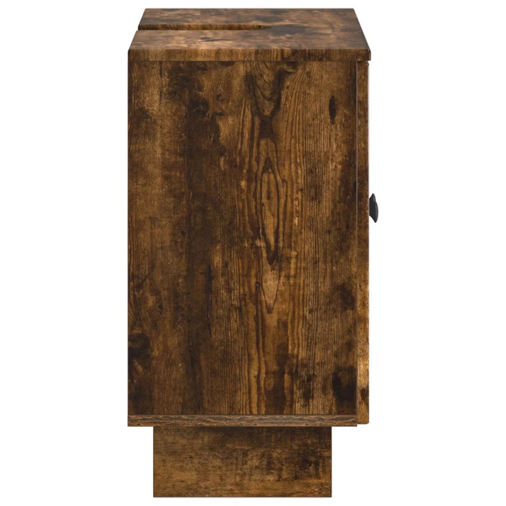 Armadio per Lavabo da Bagno EDE Rovere Fumo 59,5 x 31,5 x 59 cm 895910