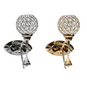 Trade Shop - Applique Parete Moderno Paralume Con Cristalli Acrilico Pendente Attacco G9 E19 -