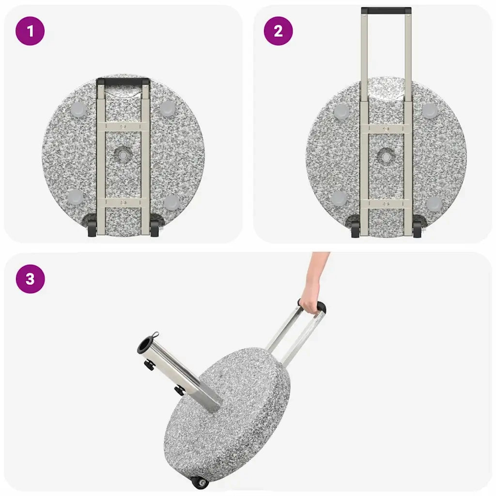 Base per ombrellone Grigio Ø 45 x 37.5 cm Granito 42002810