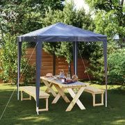 Tenda per Feste-Tenda Gazebo 2x2 m Blu