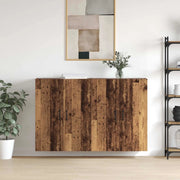Mobiletto a muro 2 pcs Legno vecchio 69,5 x 34 x 90 cm 3394551
