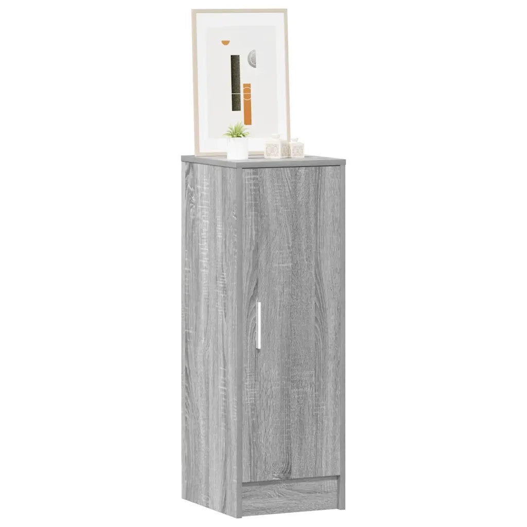 Scarpiera-Scaffale per scarpe Grigio Sonoma 32x35x92 cm in Legno Multistrato