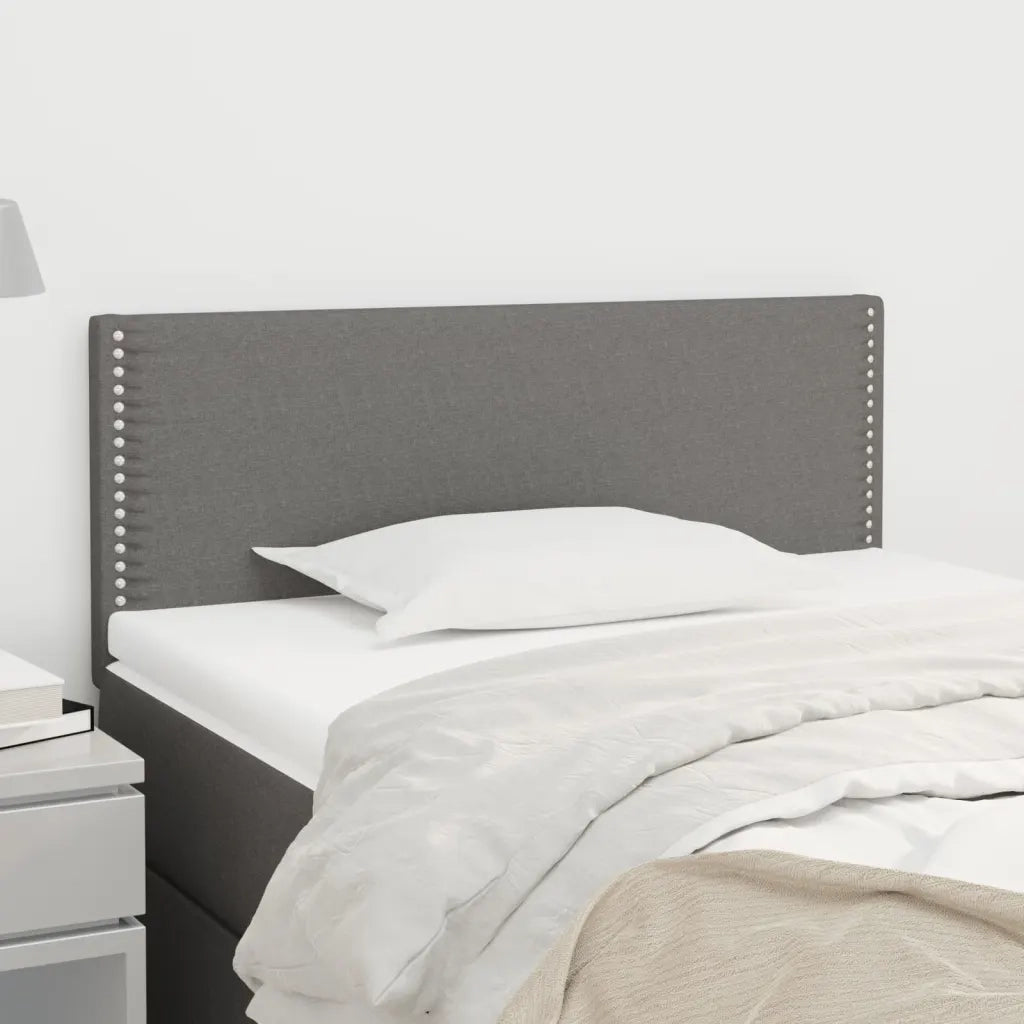 Testiera | Testata Grigio Scuro 80x5x78/88 cm in Tessuto