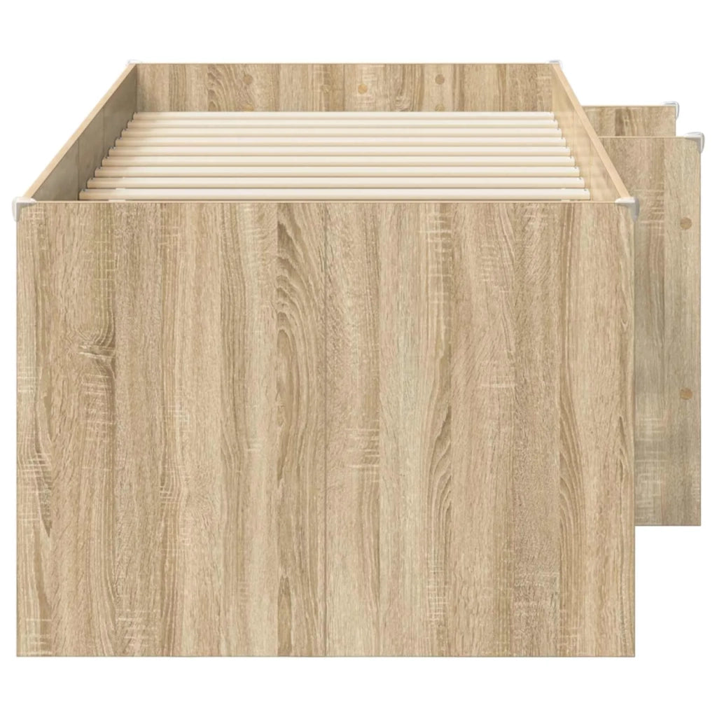 Letto Alto per Bambini | Letto Infantile | Lettino 2 pcs Rovere Sonoma 90 x 190 cm