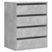 Cassettiera Angolo Grigio Cemento 60x41x76cm Legno Multistrato CFW4804739