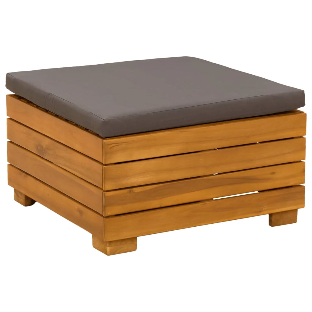 Set di divani da esterno-Sofa da giardino con cuscino 3 Pezzo Marrone 772534