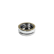 Tappo inox di 250 - de 300mm doppia parete cieco senza spurgo per scarico condensa