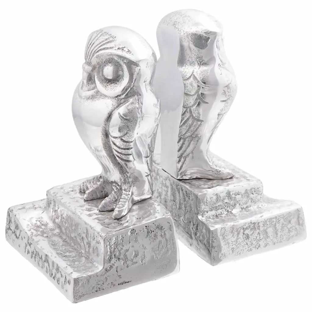 Fermalibri 2 pz Argento 12 x 9 x 19 cm Alluminio CFW3970585