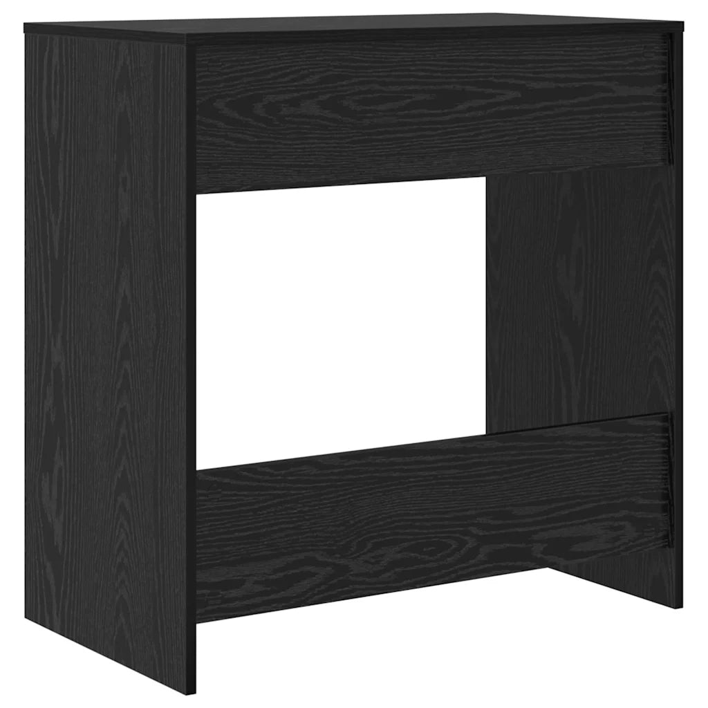 Scrivania Rovere Nero 77.5 x 43 x 79 cm Legno multistrato 869515