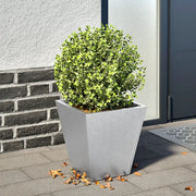 Fioriera da Giardino-Vaso da Esterno 30x30x30 cm Acciaio Zincato 265881