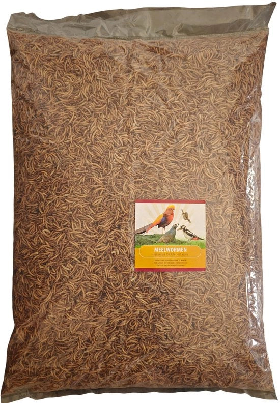 Alimenti per uccelli da giardino - 5 kg - Proteica - Uccelli da giardino - Uccelli da compagnia - Reptili - Vermi da cibo