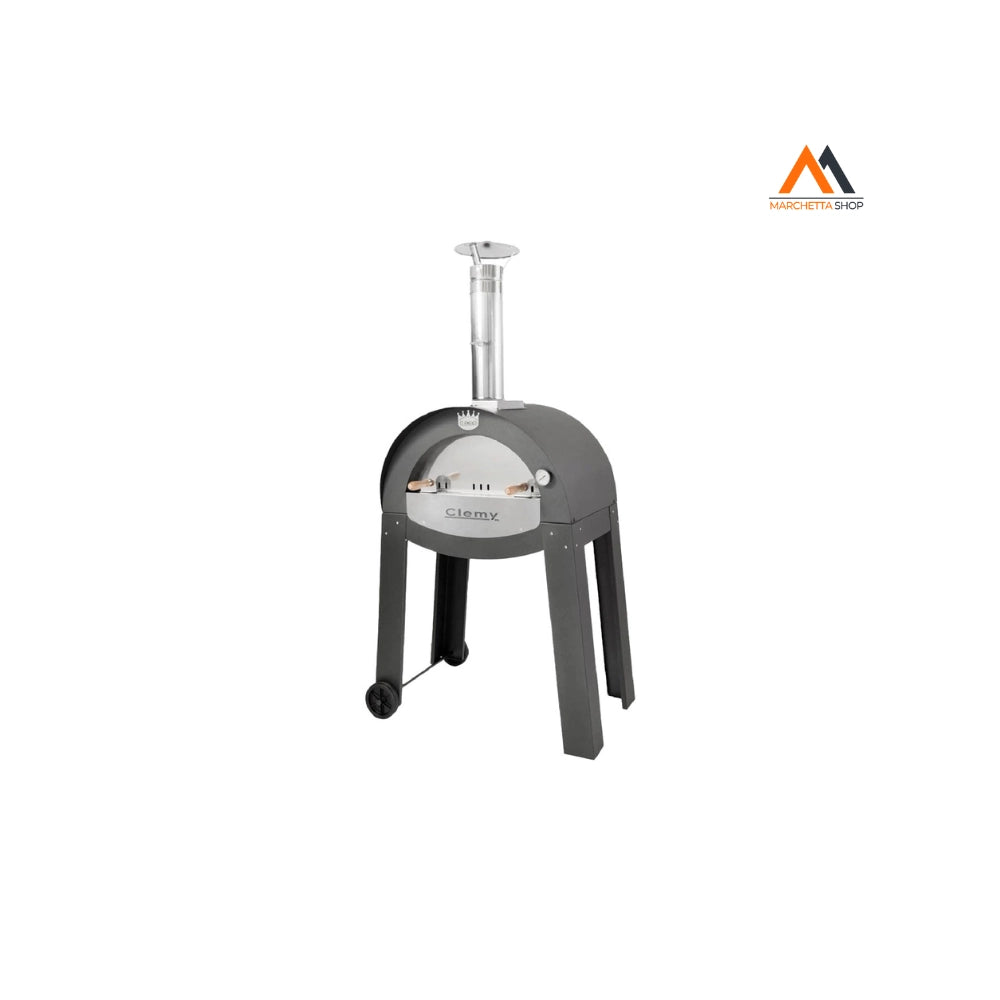 FORNO PORTATILE A LEGNA 'CLEMY 80' cm. 117 x 85 x h 191 (LxP