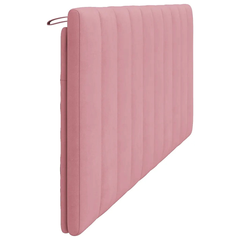 Cuscino Testiera Hanko Rosa 200 cm in Velluto 374694