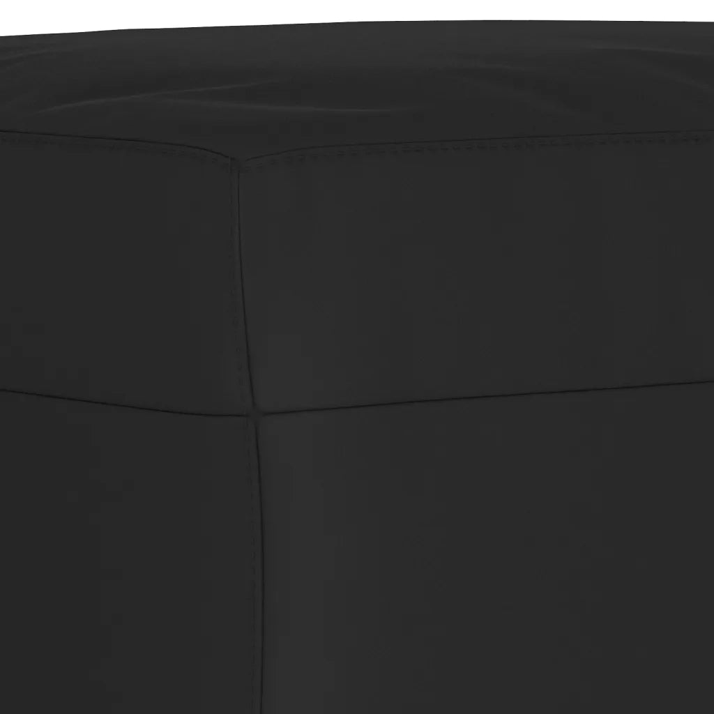 Panca-Sgabello Nera 100x35x41 cm in Microfibra