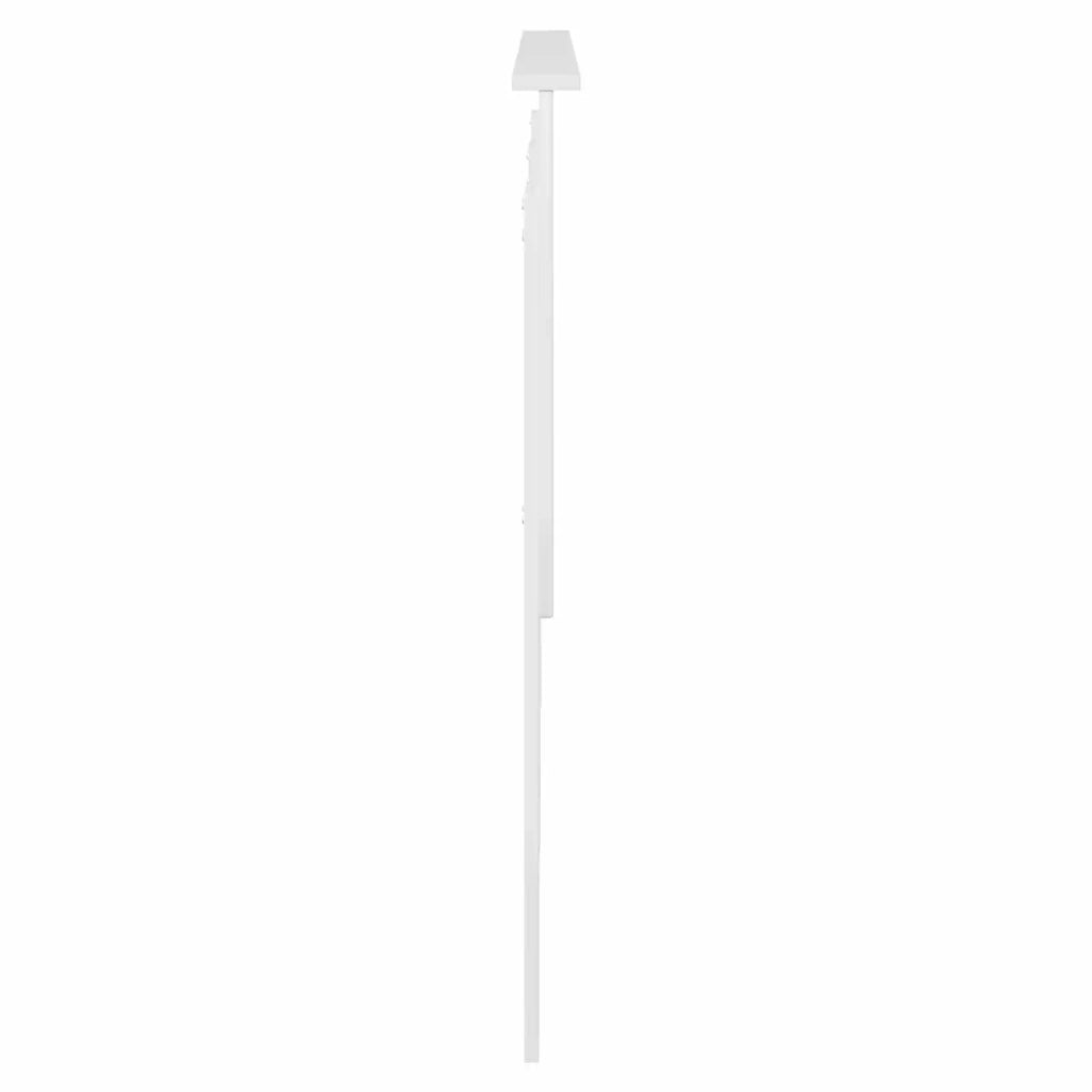 Testiera | Testata con Testiera | Testata Bianco Lucido 150 cm Legno multistrato