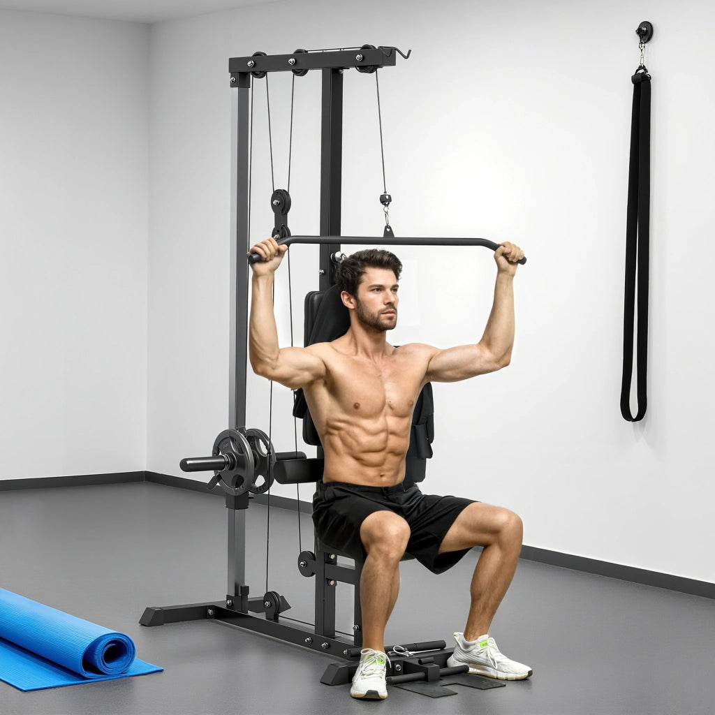 Macchina per Lat Pulldown ¨C Minimal ¨C Nero