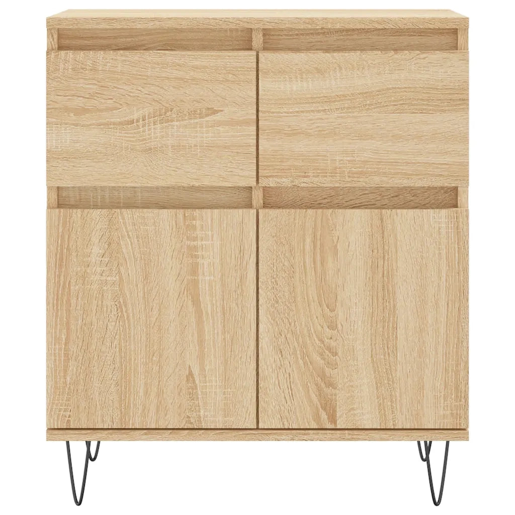 Credenza | Madia | Buffet da pranzo | Armadio da pranzo Rovere Sonoma 60x35x70 cm in Legno Multistrato