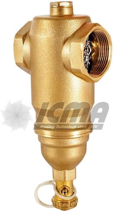 Defangatore F-F dotato di rubinetto di scarico a sfera 1"1/2 ICMA