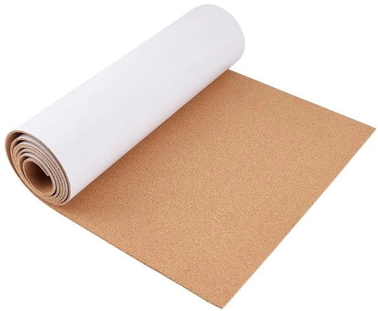 Tegole in Kurk 200 x 40 cm - Autoadesiva - Antiscivolo - Resistente ai Detergenti - Fai da Te - Tegole in Kurk di Alta Qualità - Ideali per la Decorazione delle Pareti - Tegole in Kurk
