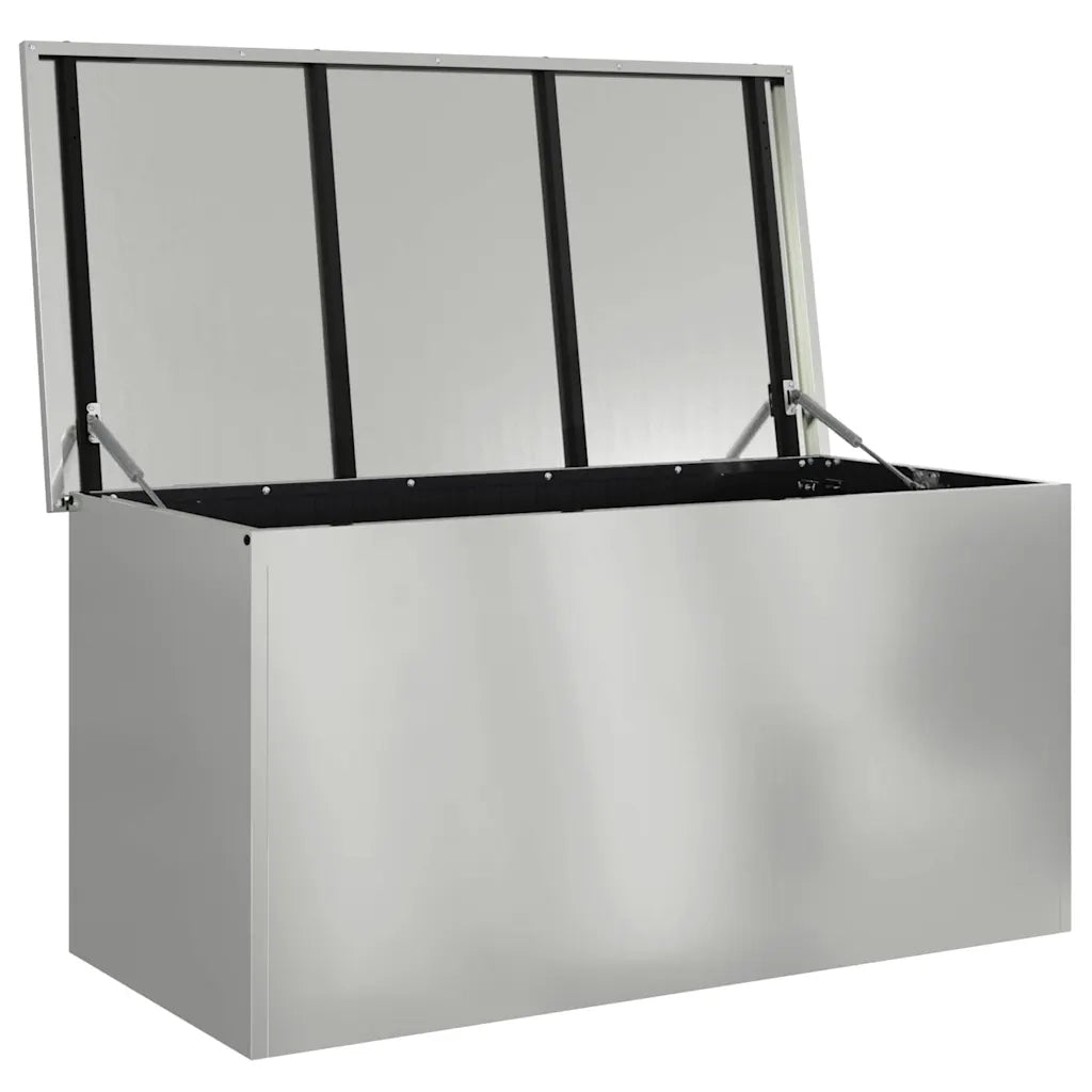 Scatola di Stoccaggio Esterno Argento 100 x 50,5 x 50 cm 874565