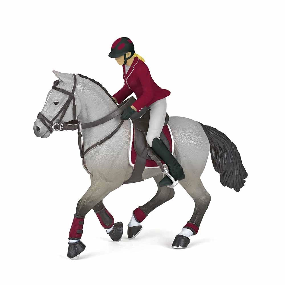 Papo - Competition horse with riding girl