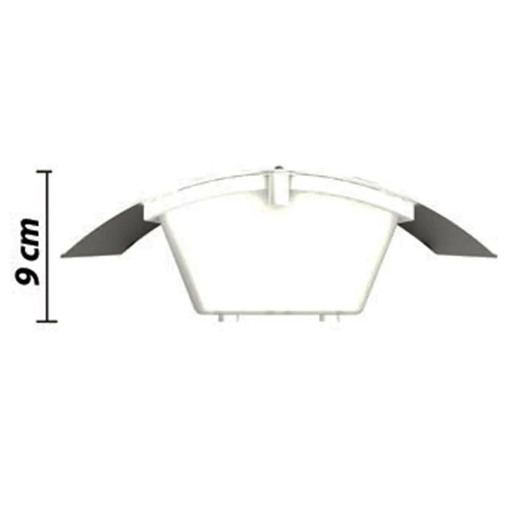 Appliquè moderni in acciaio inox per esterni ed interni, 2 160162