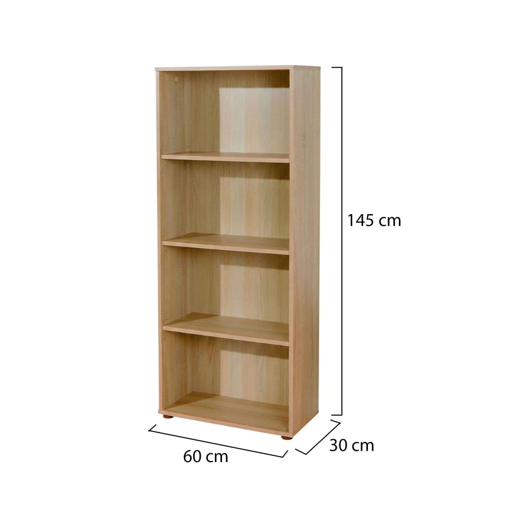 Biblioteca Jovencan, Libreria, 60x30x145h cm Beige