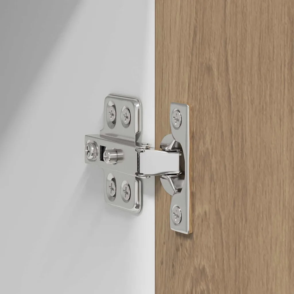 Mobiletto a parete moderno con efficiente spazio contenitivo 50 x 31 x 80 cm finitura rovere ingegnerizzato stile artigianale 02_0053312