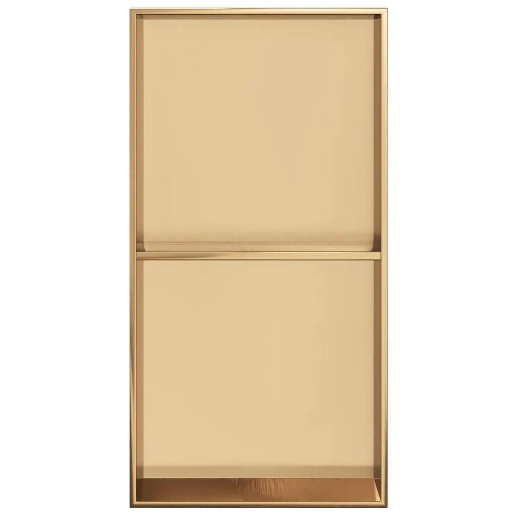 Nicchia per Doccia Oro Spazzolato 32x62x9cm in Acciaio Inox 4005133