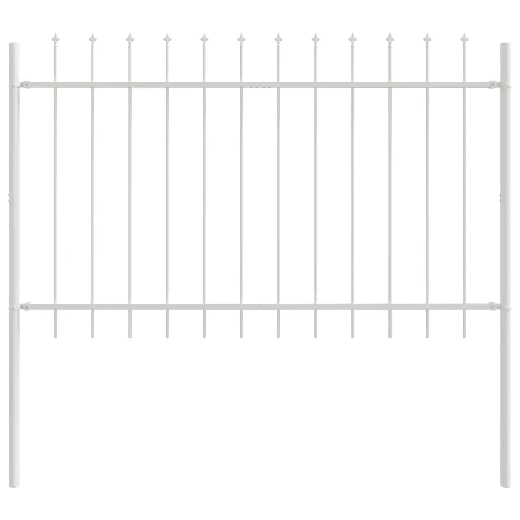 Recinzione per Giardino 9 pcs Bianco 15,3 x 0,8 m 3334179